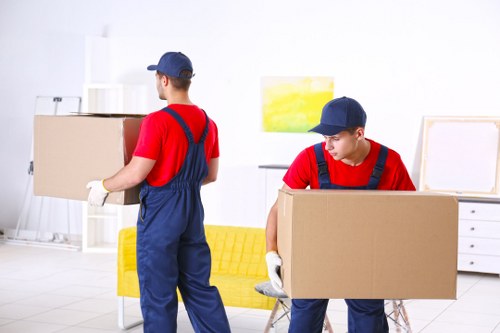 Office removals team planning a commercial move in Finsbury Park