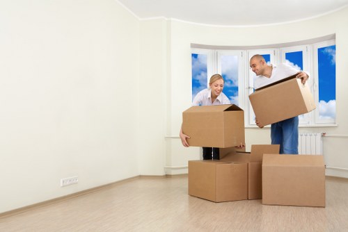 Loading furniture for a move near Finsbury Park flats and terraced homes