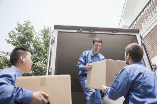 Local removals team supporting a move in North London