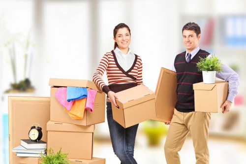 Moving day in Finsbury Park with secure packing and transport