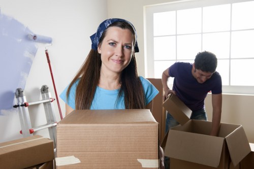 Final delivery of belongings at the destination
